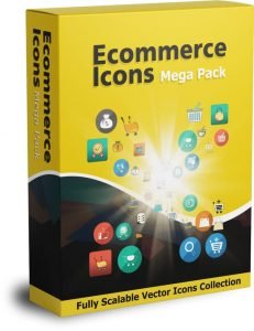 E-Commerce Icons Mega Pack 3 products (standard + Gold + Platinum )